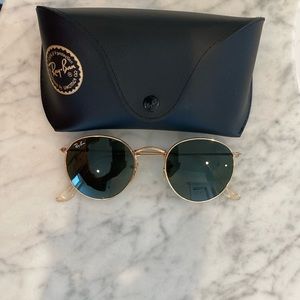 Ray-Ban Gold metal frame sunglasses